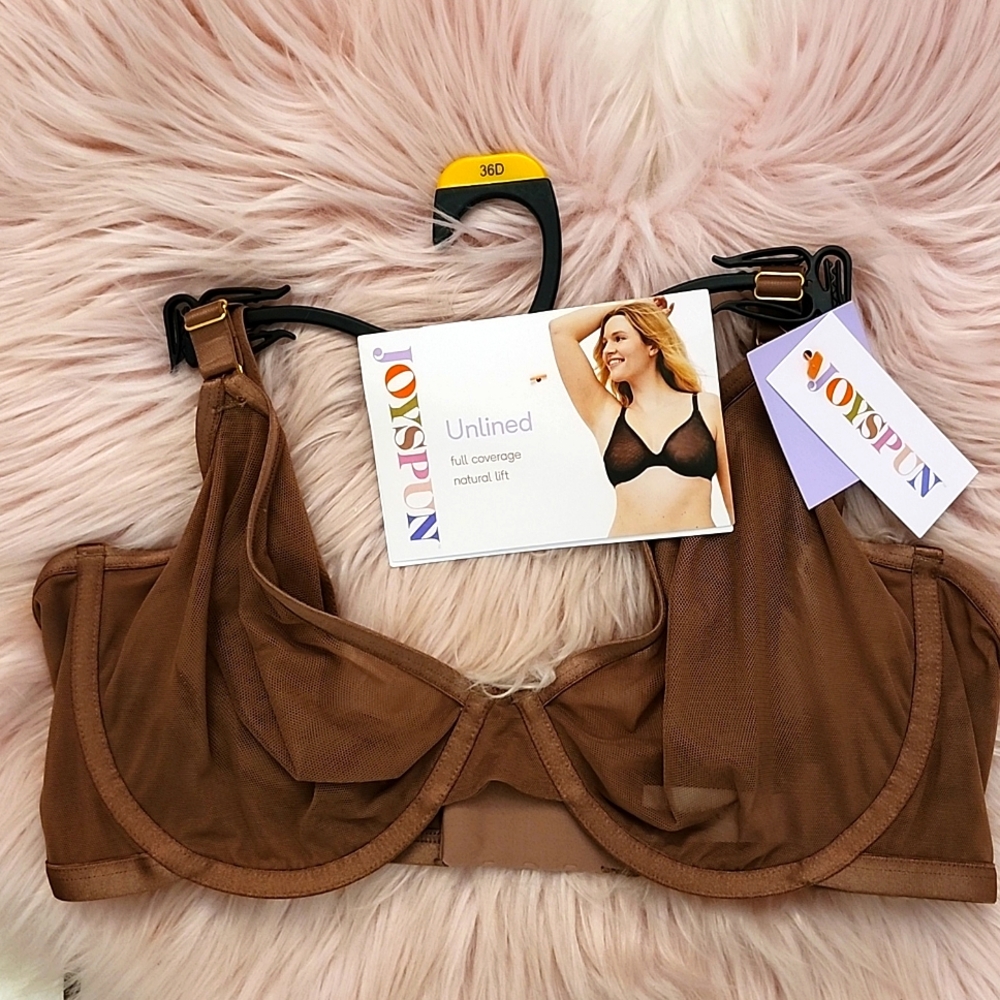 Brand New JOYSPUN UNLINED BRA-36D